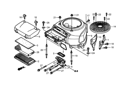 Part Location Diagram of 90201-ZM0-000 Lawn Boy Nut-Flange 6Mm